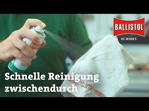 BALLISTOL Tutorial-Serie zur Waffenpflege - Teil 3: Schnelle Reinigung zwischendurch