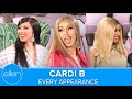 Every Time Cardi B Appeared on the 'Ellen' Show