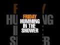 Dark Screen Humming In The Shower Shorts