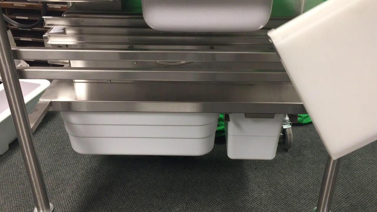 Exchanging Slide-out Shelves on AyrKing Breading Station