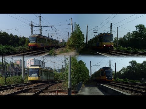 Karlsruhe-Durlach | IC(E)s, AVG-Stadtbahnen: alle Bauarten BR 450, S-Bahn | Trainspotting