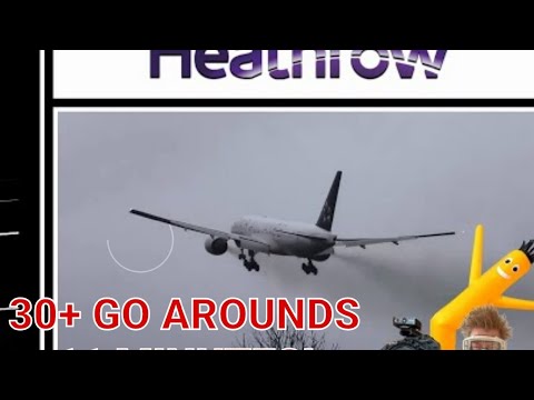 Best Of Storm Eunice - 30+ Go Arounds In 11 Minutes! (BigJetTV)