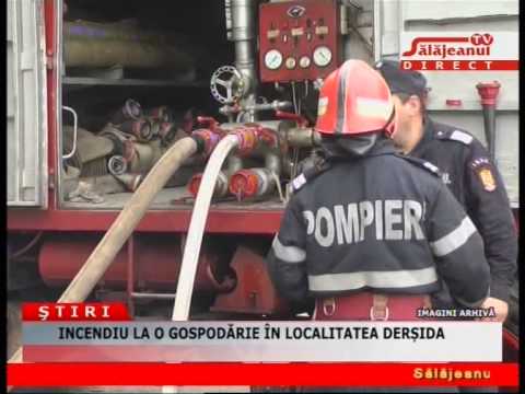 INCENDIU LA O GOSPODĂRIE ÎN LOCALITATEA DERȘIDA