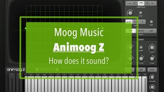 Video thumbnail for Moog Music Animoog Z - Tutorial/Demo Part 1: how does it sound? by SoundForMore Tutorials
