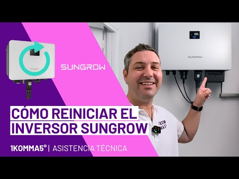 Part of a video titled Cómo Reiniciar un Inversor Sungrow: Guía Rápida y Fácil 2025 - YouTube