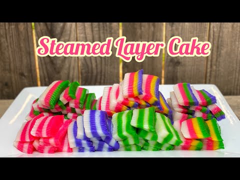 Steamed Layer Cake/Steamed Coconut Layer Cake