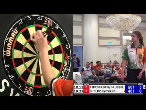 WDF Europe Cup Youth 2017 - Girls' pairs final - NED vs IRL