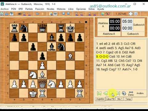 Alekhine Alexander Aleksandrovich and gutkevich   1 0     427