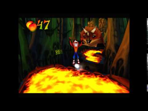 Crash Bandicoot Warped #72 - Eggipus Rex - Gem & Platinum Relic