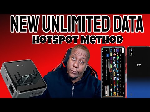 Hotspot Unlimited Data/ New method Zte Blade A7 prime