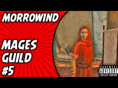 Morrowind Gameplay Mages Guild Quests #5: Necromancer Tashpi Ashibael, Catch A Spy (Walkthrough)