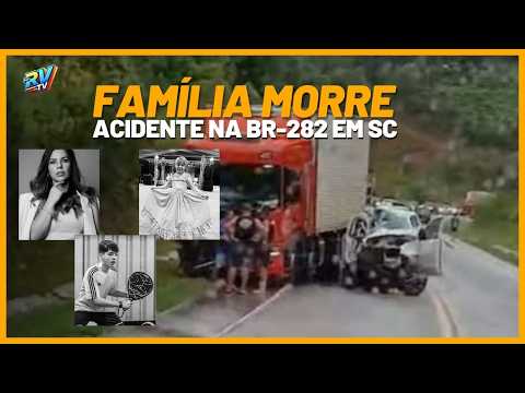 (( MAIS UMA TRAGÉDIA )) Acidente na BR-282 MATA FAMÍLIA em Rancho Queimado em Santa Catarina