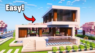 Minecraft: How To Build a MODERN HOUSE - Tutorial #27