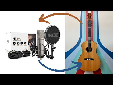 Recording Acoustic Guitar with the Rode NT1-A Sound Test 🎤🎸