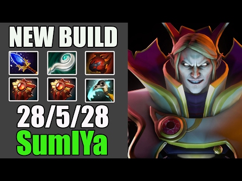 NEW BUILD ! - Invoker WITH 2 x Solar Crest and A Heart & MADE 28 KILLS + 1x RAMPAGE By SumIYa 6k MMR