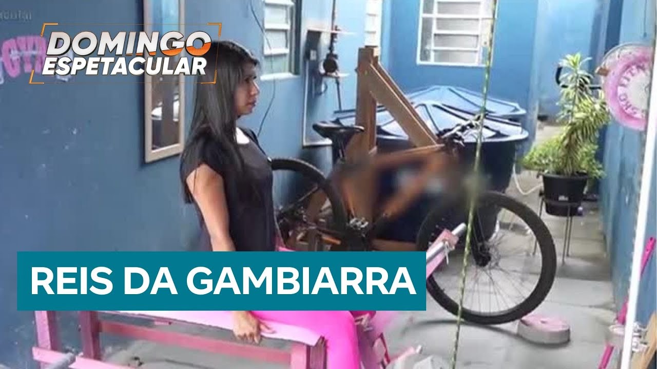 Reis da Gambiarra constroem academia dentro de casa