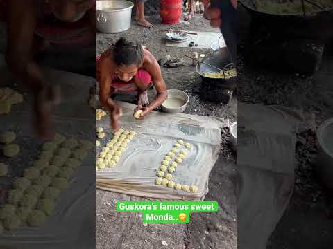 Guskara’s famous sweet “Monda” 😋very tasty.#shorts #sweets #youtubeshorts