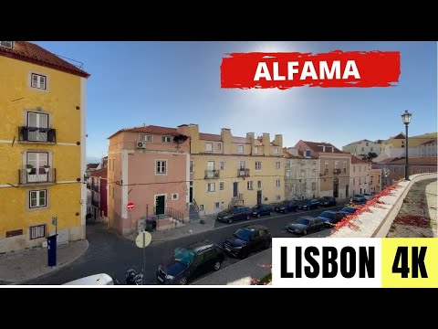 LISBON, PORTUGAL 🇵🇹 [4K] Alfama PART 1 — Walking Tour