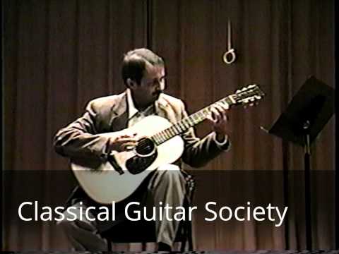 John Arnold Playing His Oak Guitar At The Knoxville Classical Guitar Society