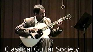 John Arnold Playing His Oak Guitar At The Knoxville Classical Guitar Society