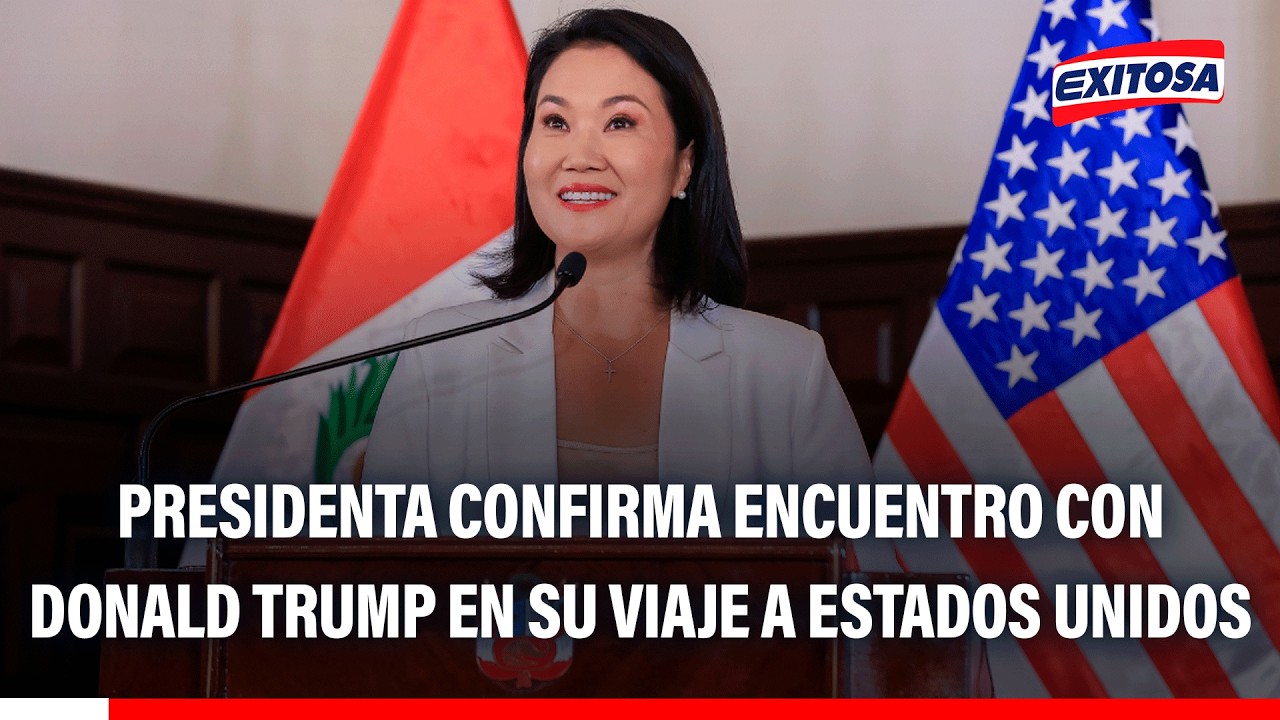 🔴🔵 Presidenta Fujimori detalló la lista de actividades que realizará durante su primer viaje oficial