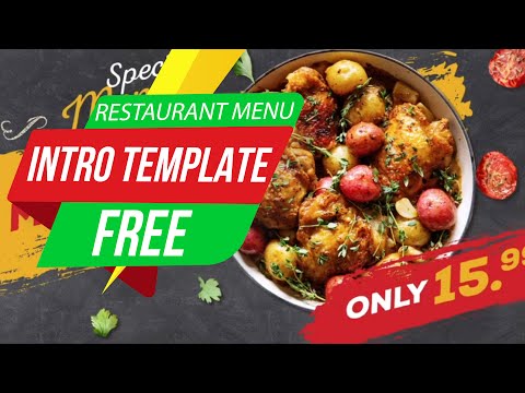Free Menu Template