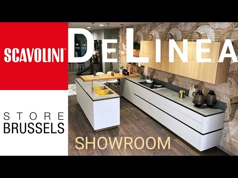 DeLinea Cuisine. Scavolini Store Brussels. SHOWROOM