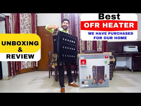 Havells Oil Filled Radiator OFR heater working & review | Best room heater in India | 9, 11, 13 fin