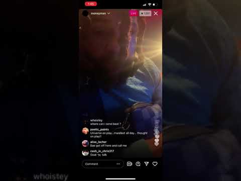 Money Man Goes Live #instagram #moneyman