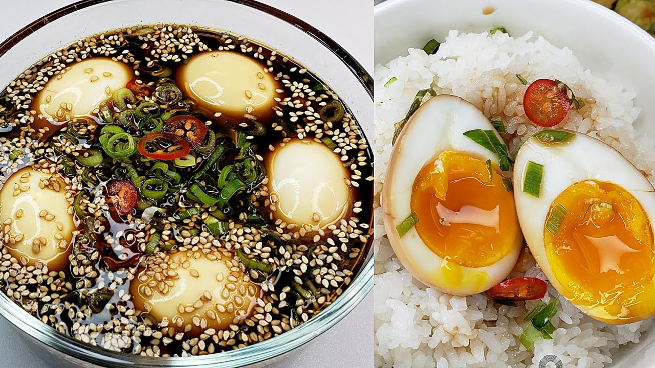 Soy Sauce Marinated Eggs Korean Side Dish Recipe
