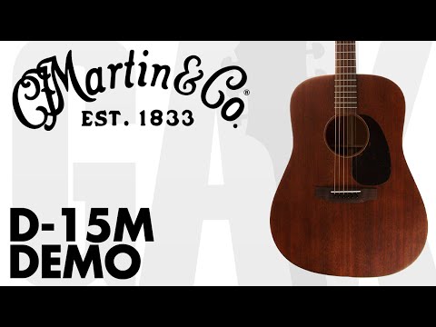 Martin - D-15M Solid Mahogany Demo at GAK