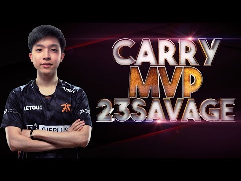 Fnatic.23savage Core MVP of Dota Summit 12