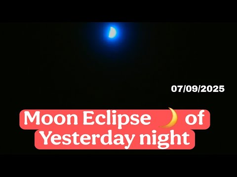 Moon 🌙 lunar eclipse 07/09/2005 #Moon