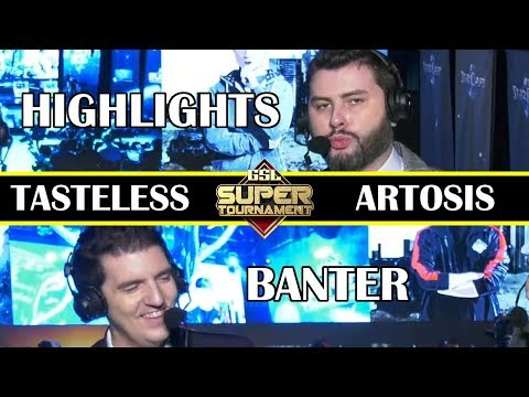 Tasteless and Artosis - GSL 2018 Super Tournament 2 Day 2 - Highlights and Banter