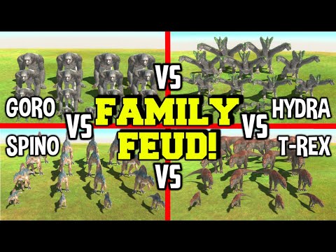 FAMILY FEUD - 4 Unit Tournament | Animal Revolt Battle Simulator