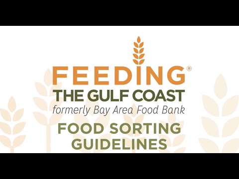 Food Sorting Guidelines