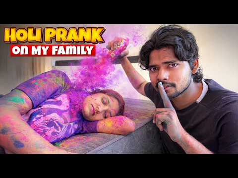 Holi Prank on My Family 😱 | Epic Reaction