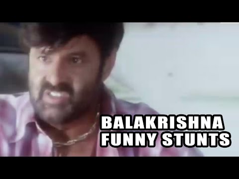 Maharadhi Movie - Balakrishna Funny Stunts