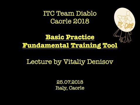 Vitaliy Denisov - Lecture during ITC Team Diablo - Caorle 2018