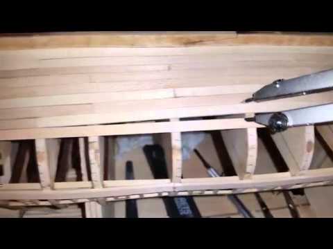 Wooden Model Ship Planking Pt 2
