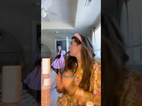 SNEAKING into my 12 yr old sister's room 👀😱 #shorts