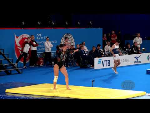MERCADO Carolina (MEX) W - 2019 Trampoline Worlds, Tokyo (JPN) - Qualification Tumbling R1