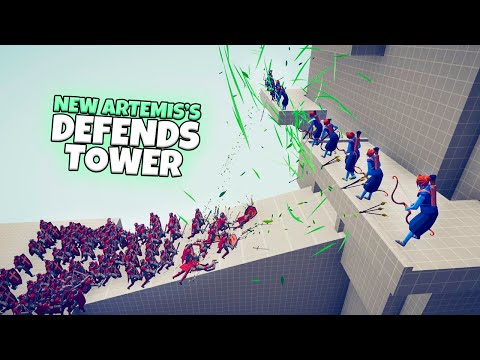 NEW ARTEMIS'S DEFENDS TOWER VS EVERY FACTION | TABS UPDATE BETA GAMEPLAY