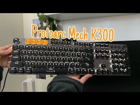 The Low Profile Protoarc Mech K300 Mechanical Keyboard: Slim and Satisfying