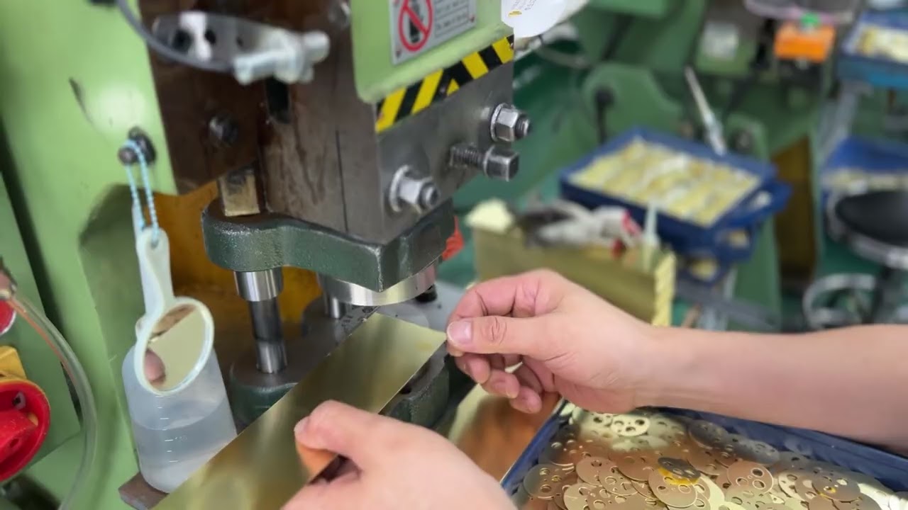 Basic Dial Stamping Process | Basic Texture Manufacturing ⚙️