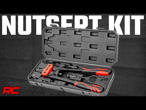 Nutsert Riv-Nut Toolkit - 10 Piece System W/Quick Change Mandrel Set
