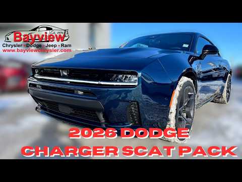 2026 Dodge Charger in Blue for sale at Bayview Chrysler Dodge Jeep Ram in Sarnia, ON
