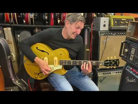 Gibson ES-295 1954 - Gold Finish & Gold Part image 26