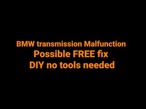 YouTube video about: How to reset the bmw transmission computer?