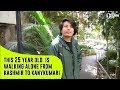 25 Year Old Shubham Is Walking Alone From Kashmir To Kanyakumari Curly Tales